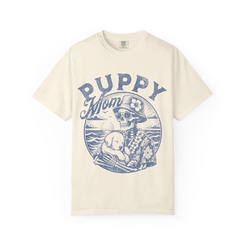 Puppy Mom Vintage Skeleton Comfort Colors® T-Shirt