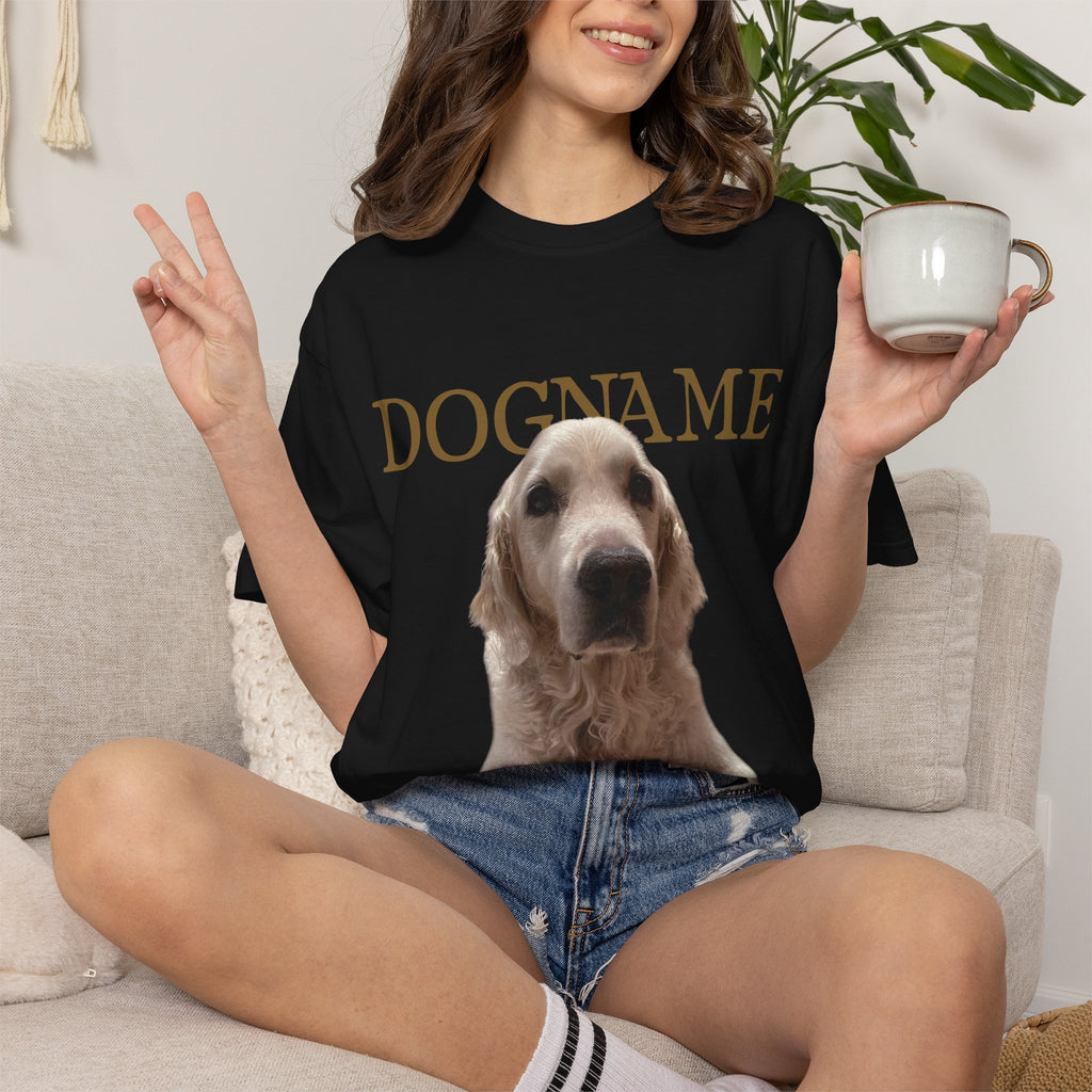 Personalized Dog Image and Name Comfort Colors® T-Shirt
