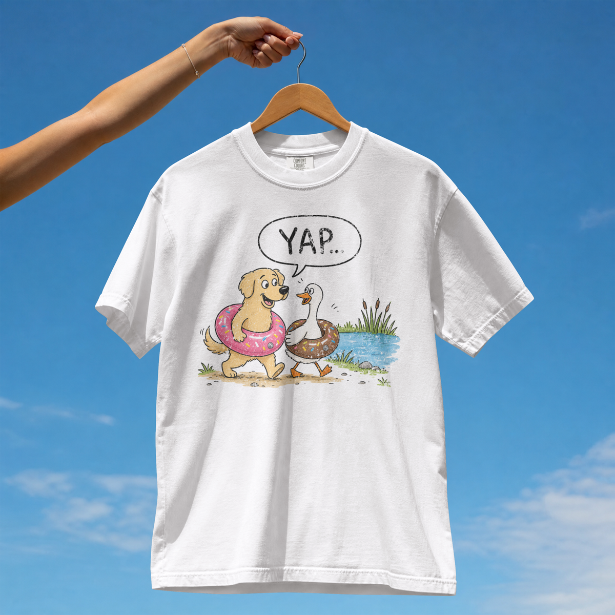 Yap Labrador Retriever & Silly Goose Comfort Colors® T-Shirt