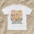 Keep Calm and Pet the Dog Labrador Comfort Colors® T-Shirt
