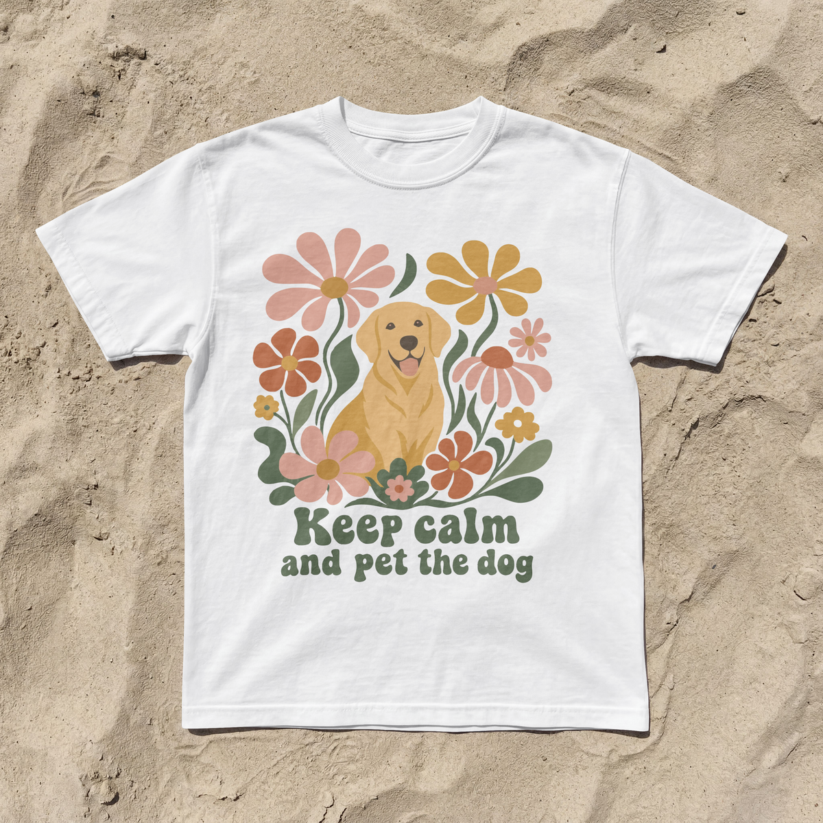 Keep Calm and Pet the Dog Labrador Comfort Colors® T-Shirt