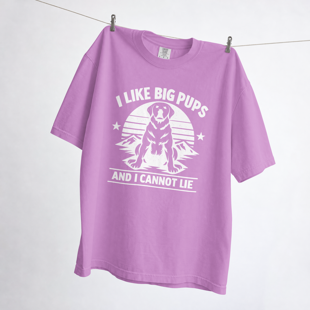 I Like Big Pups and I Cannot Lie Comfort Colors® T-Shirt