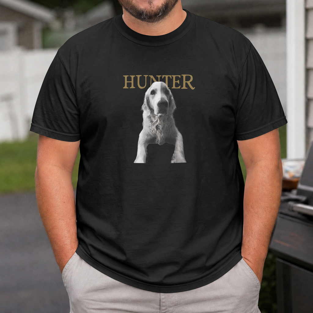 Personalized Dog Image and Name Comfort Colors® T-Shirt