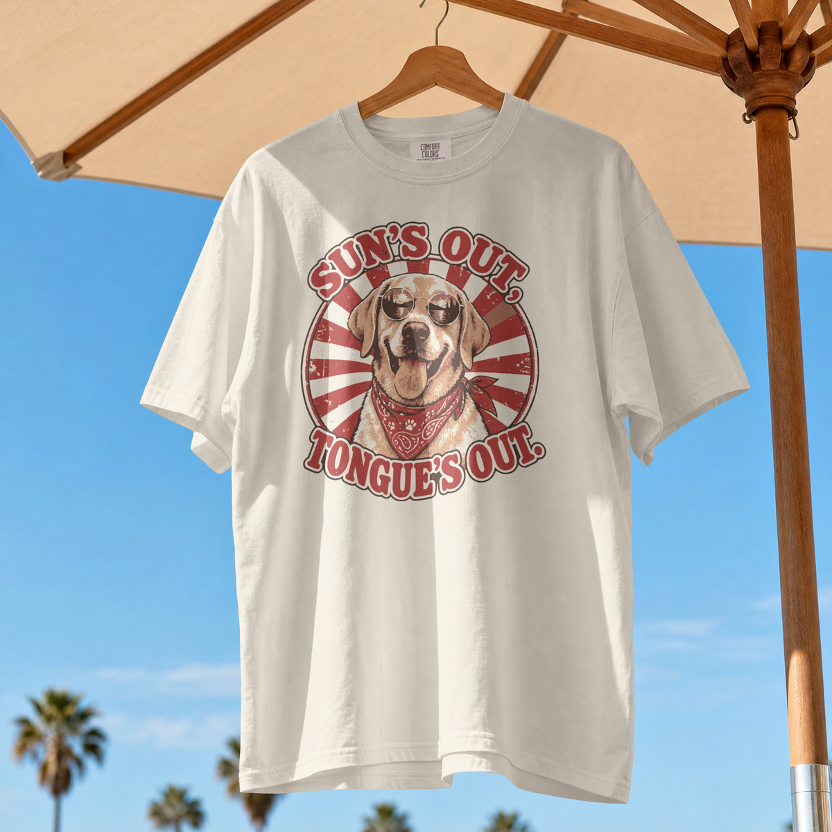 Sun’s Out Tongues Out Labrador Comfort Colors® T-Shirt