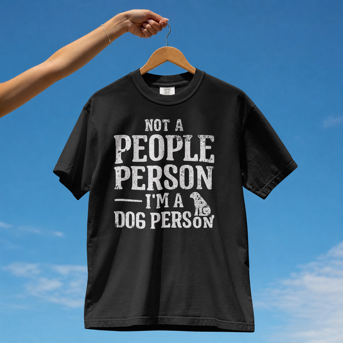 Not a People Person, I’m a Dog Person Comfort Colors® T-Shirt