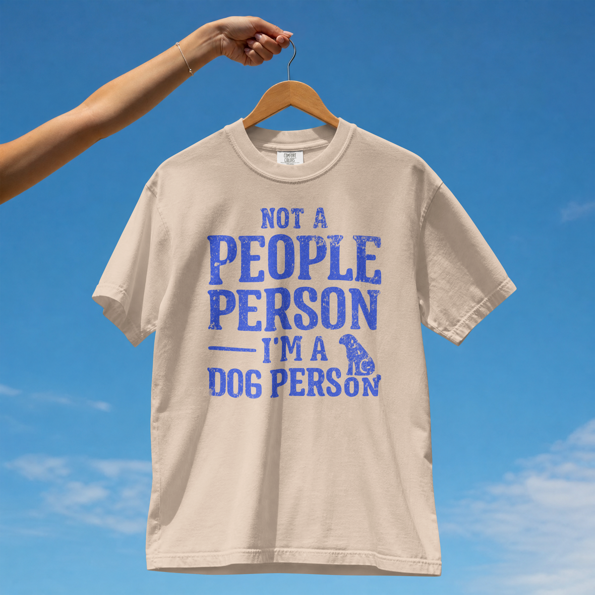 Not a People Person, I’m a Dog Person Comfort Colors® T-Shirt