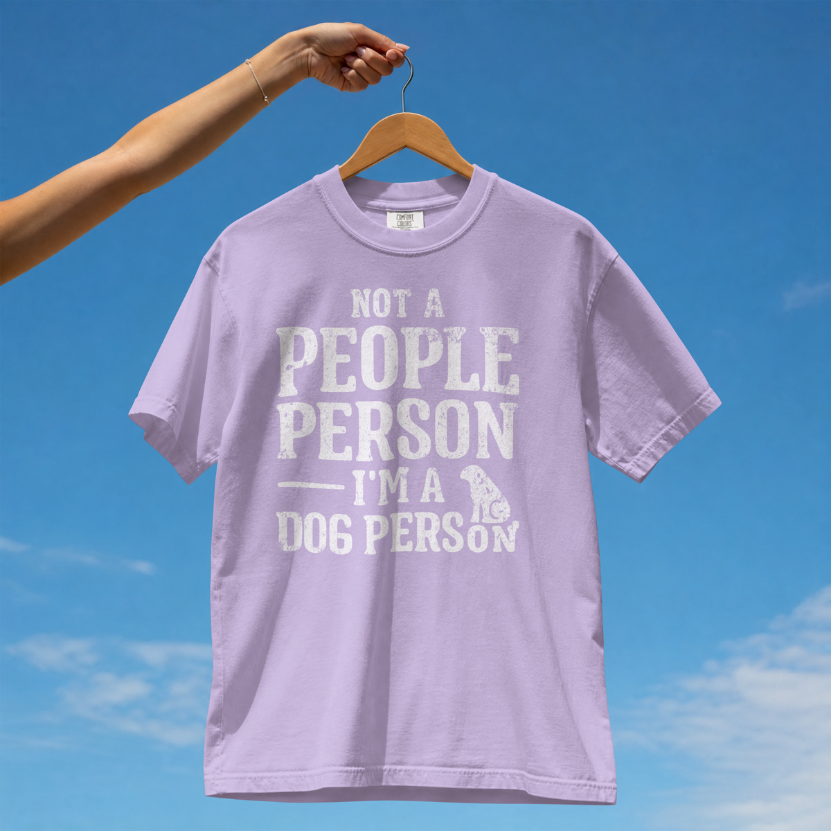 Not a People Person, I’m a Dog Person Comfort Colors® T-Shirt
