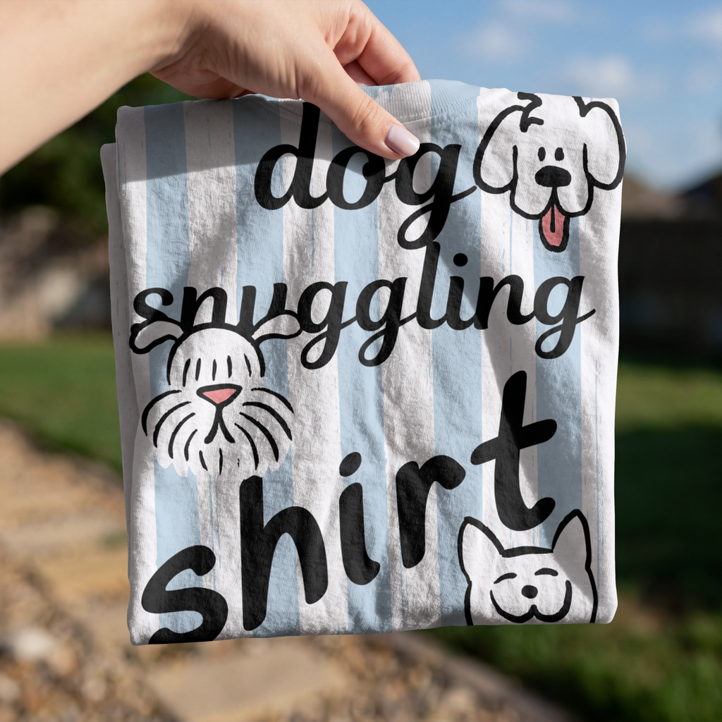 Dog Snuggling Shirt – Funny Dog Lover Comfort Colors® T-Shirt