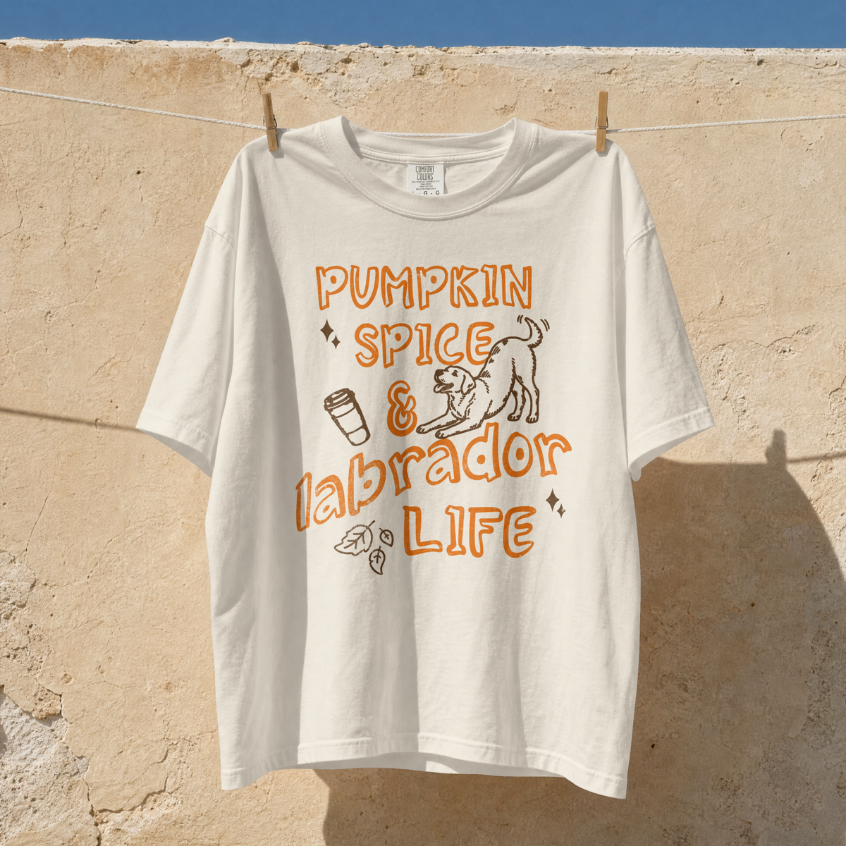 Pumpkin Spice & Labrador Life T-Shirt