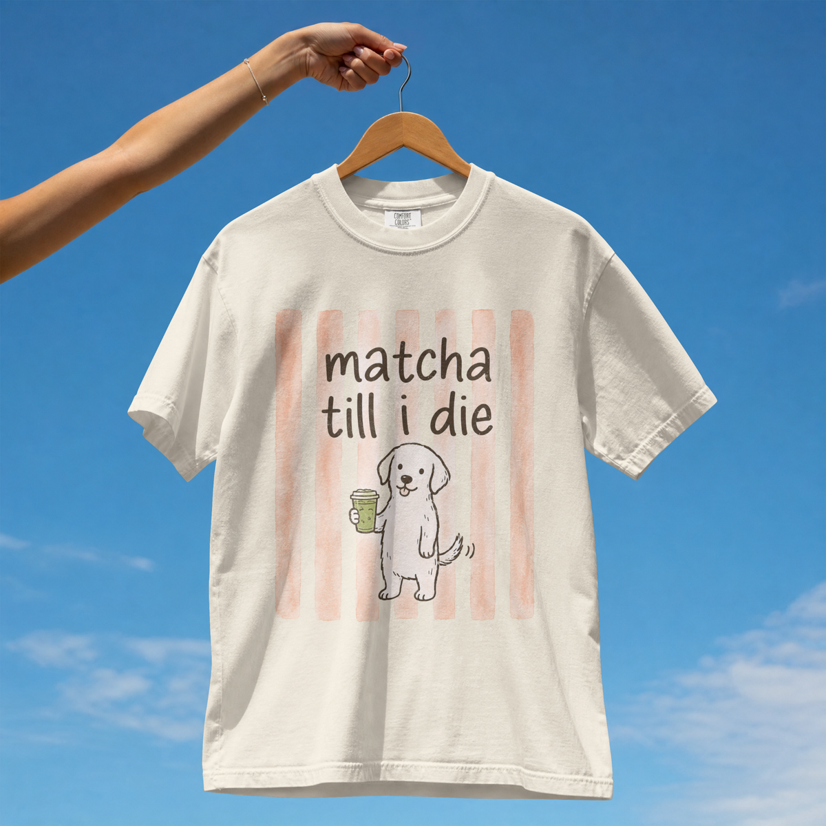 Matcha Till I Die Labrador Retriever Comfort Colors® T-Shirt