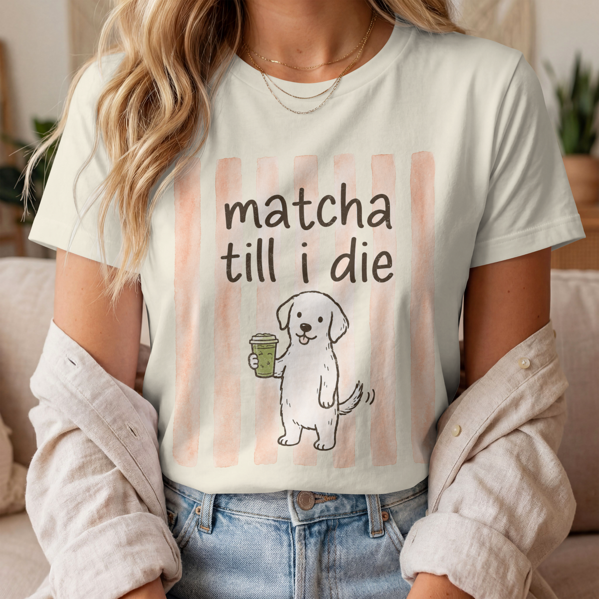 Matcha Till I Die Labrador Retriever Comfort Colors® T-Shirt