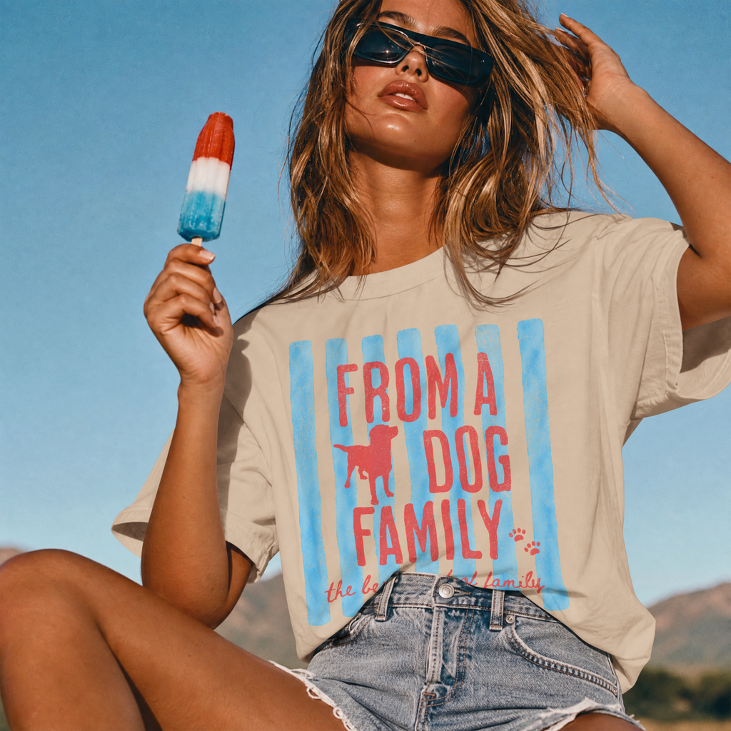 From a Dog Family Comfort Colors® T-Shirt