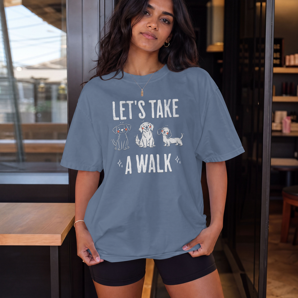 Let’s Take a Walk Dog Comfort Colors® T-Shirt