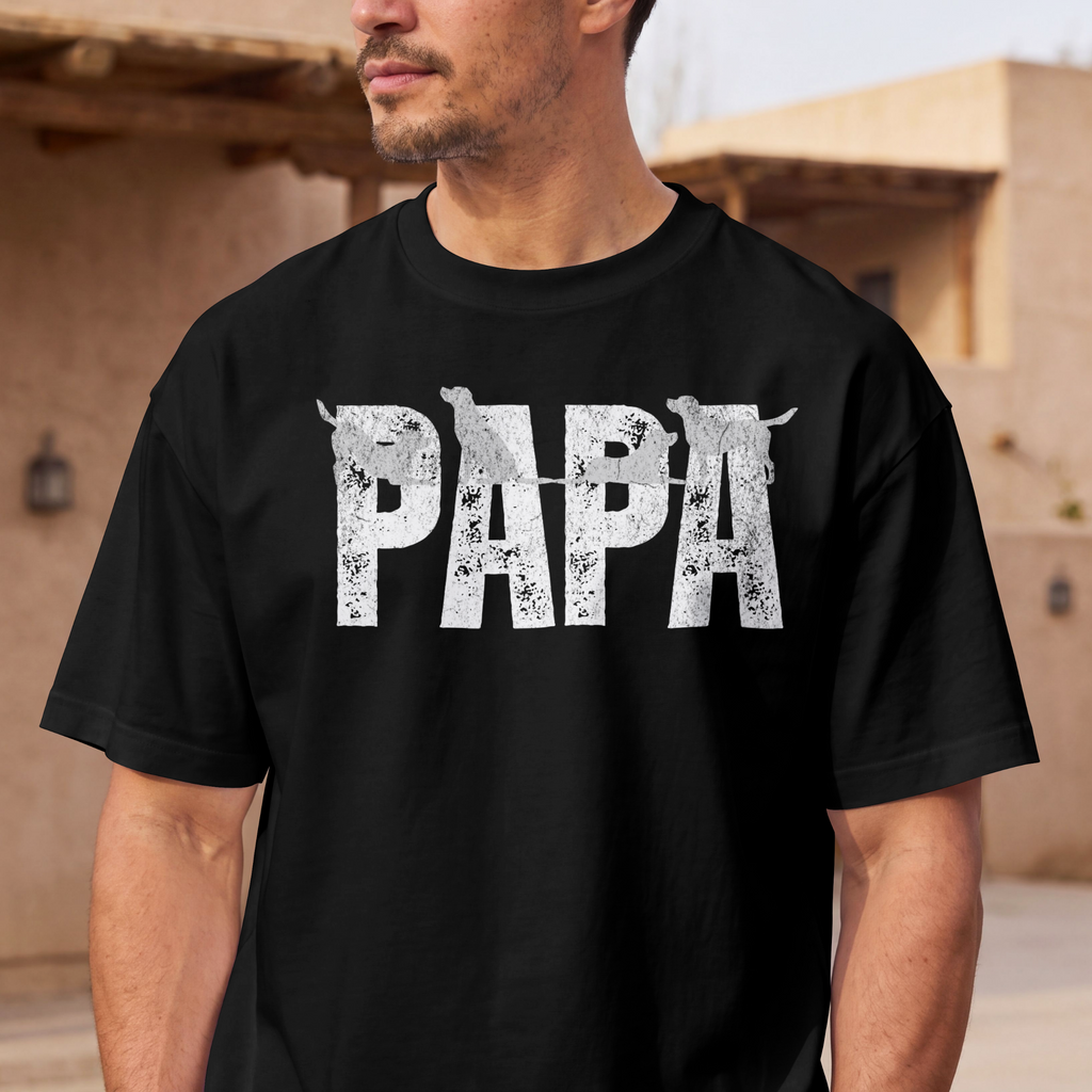 Papa Dog Dad Comfort Colors® T-Shirt