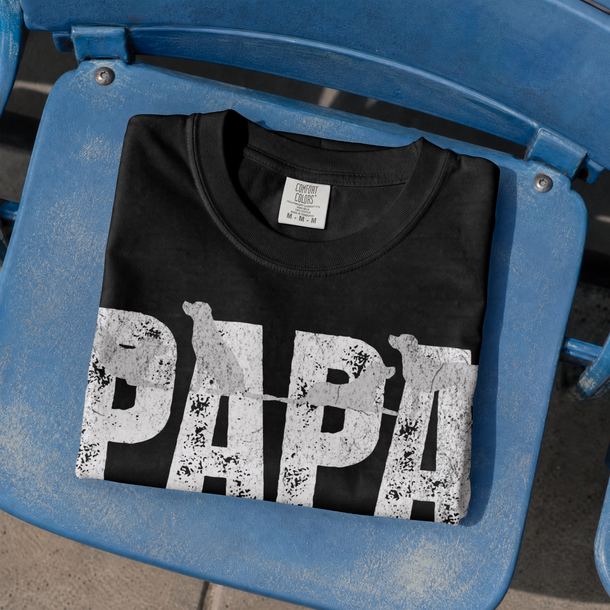 Papa Dog Dad Comfort Colors® T-Shirt