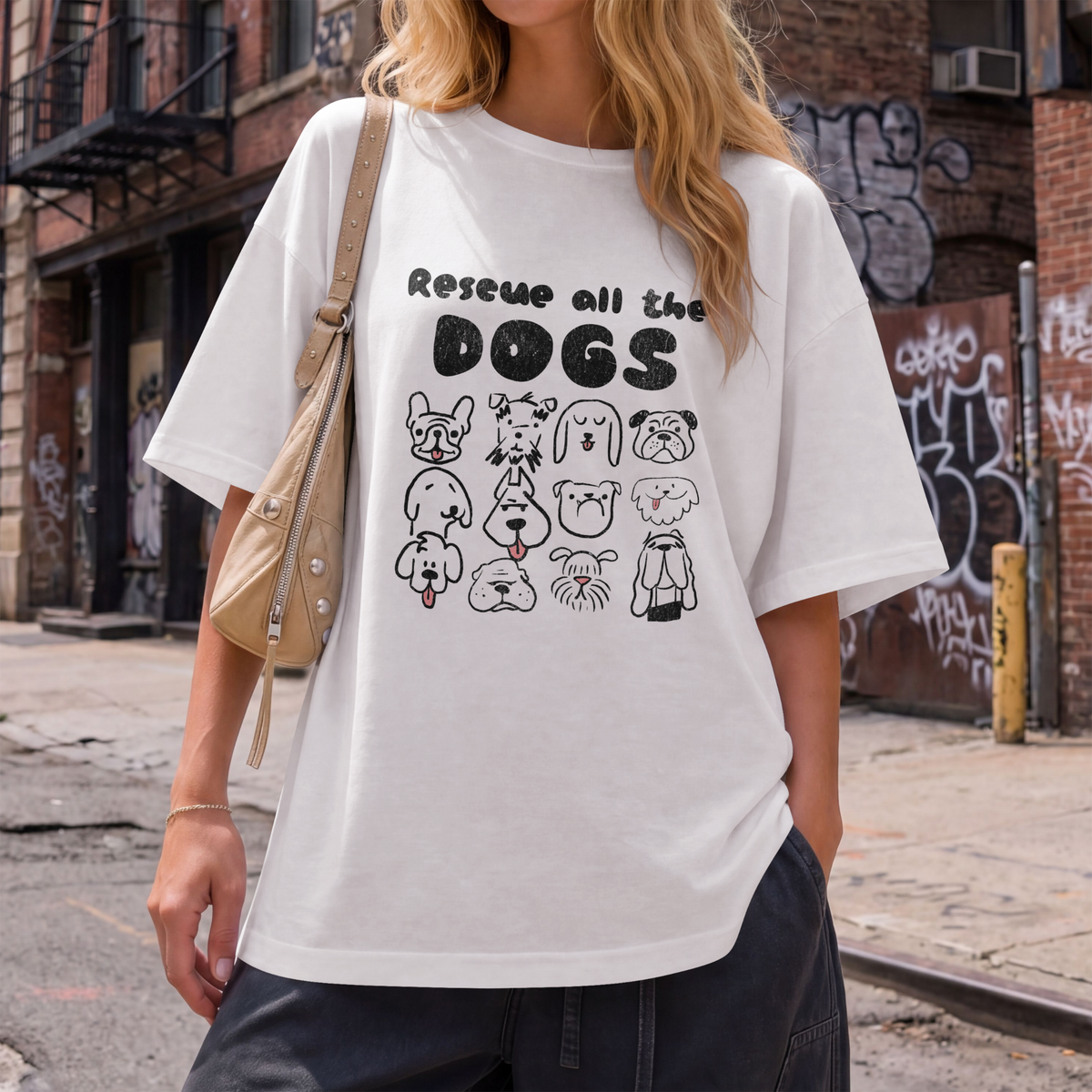 Rescue All the Dogs Comfort Colors® T-Shirt