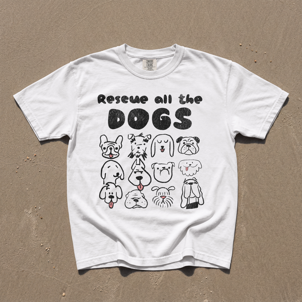 Rescue All the Dogs Comfort Colors® T-Shirt