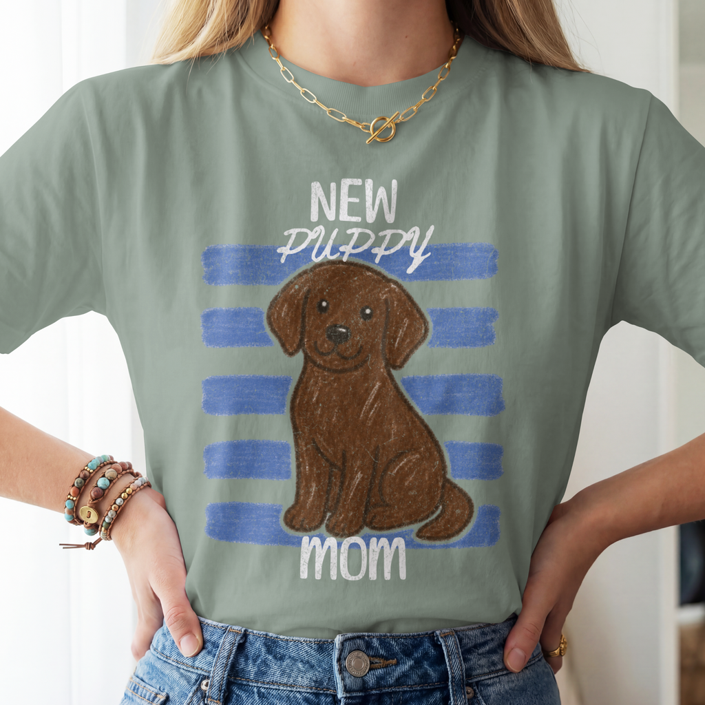 New Puppy Mom Comfort Colors® T-Shirt