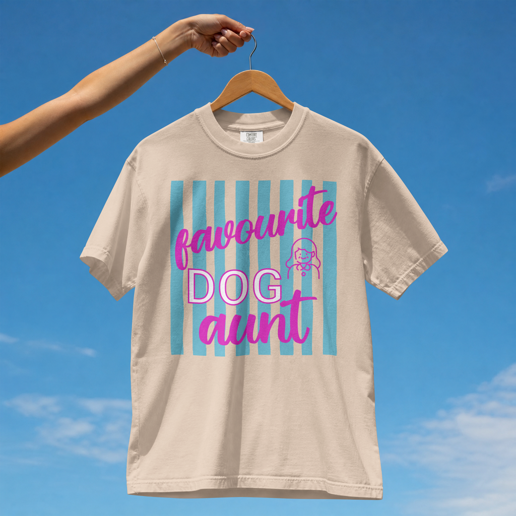 Favourite Dog Aunt Comfort Colors® T-Shirt