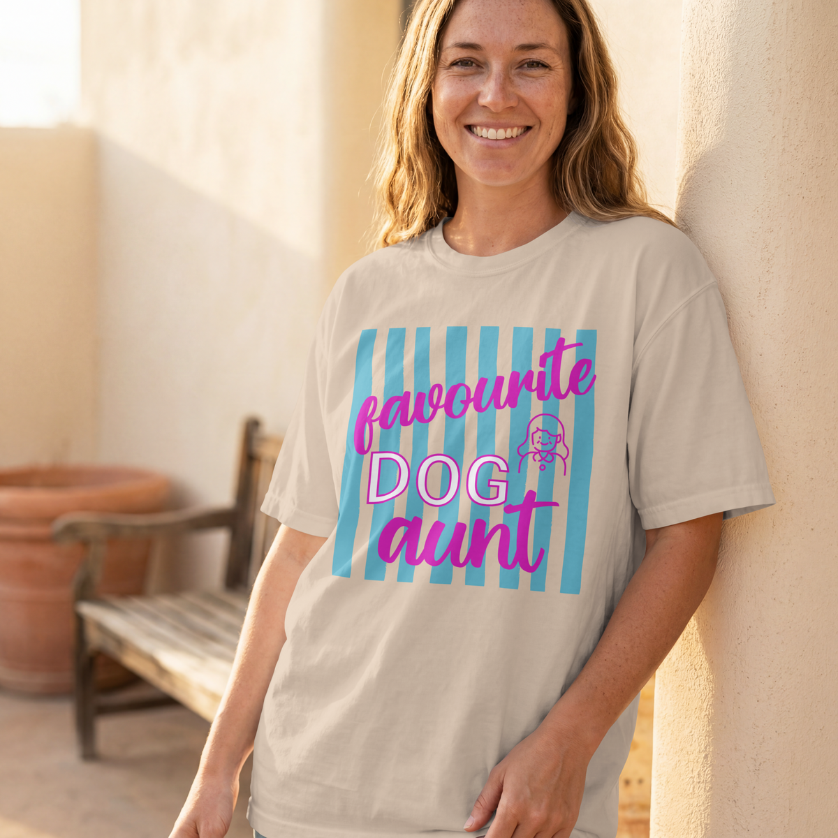Favourite Dog Aunt Comfort Colors® T-Shirt