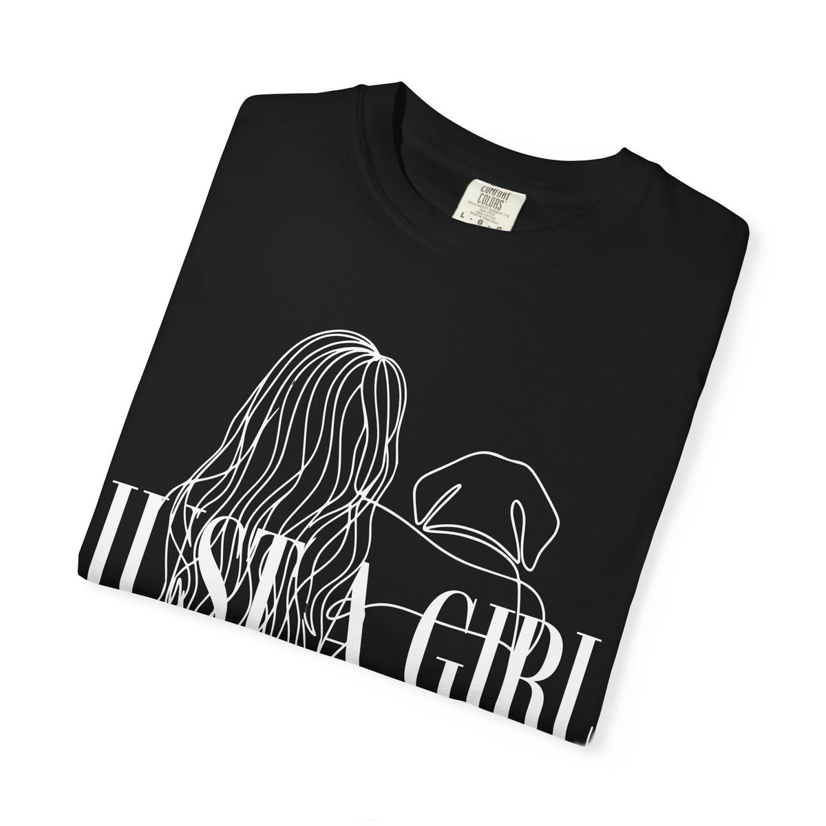 Just a Girl and Her Dog Comfort Colors® T-Shirt