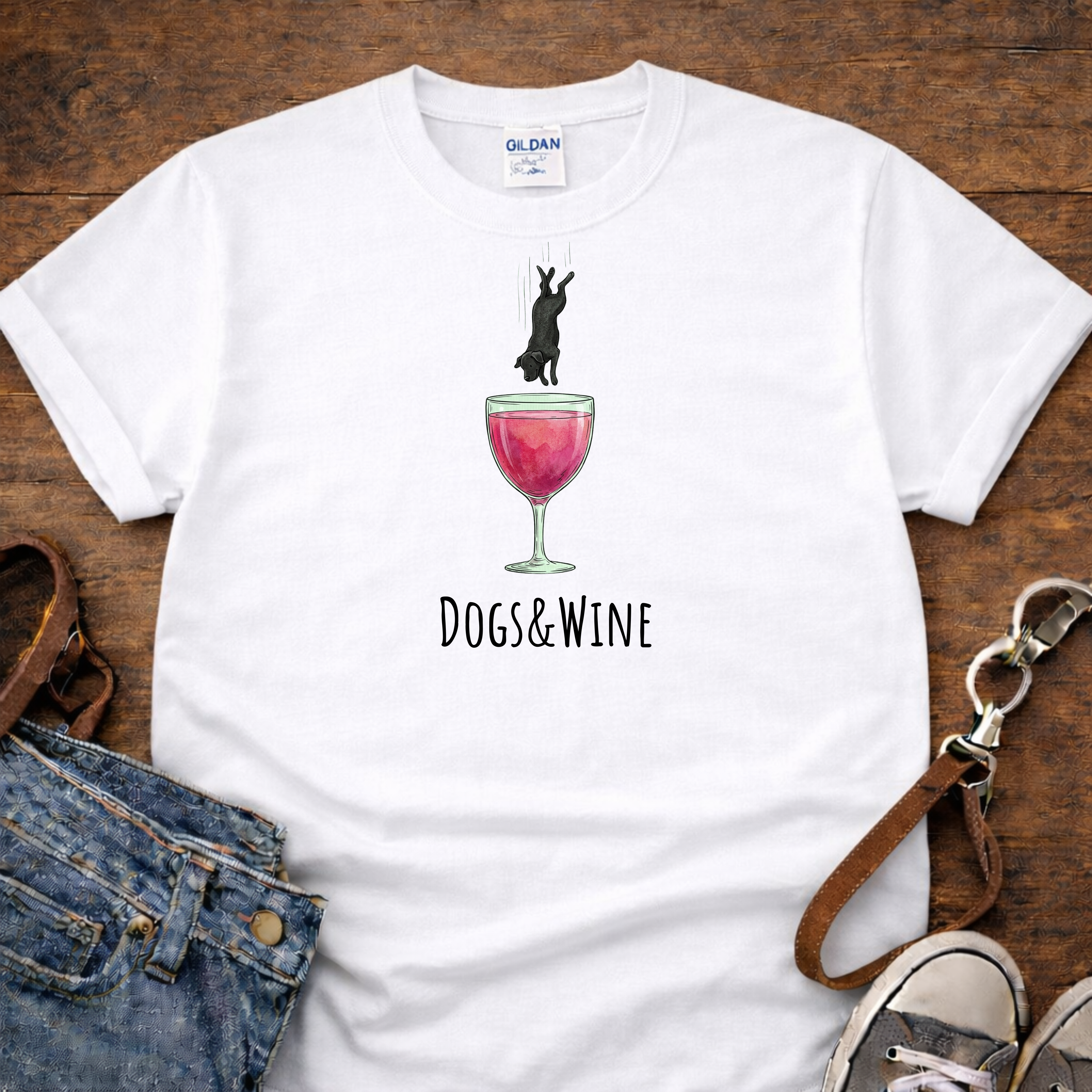 Dogs & Wine T-Shirt