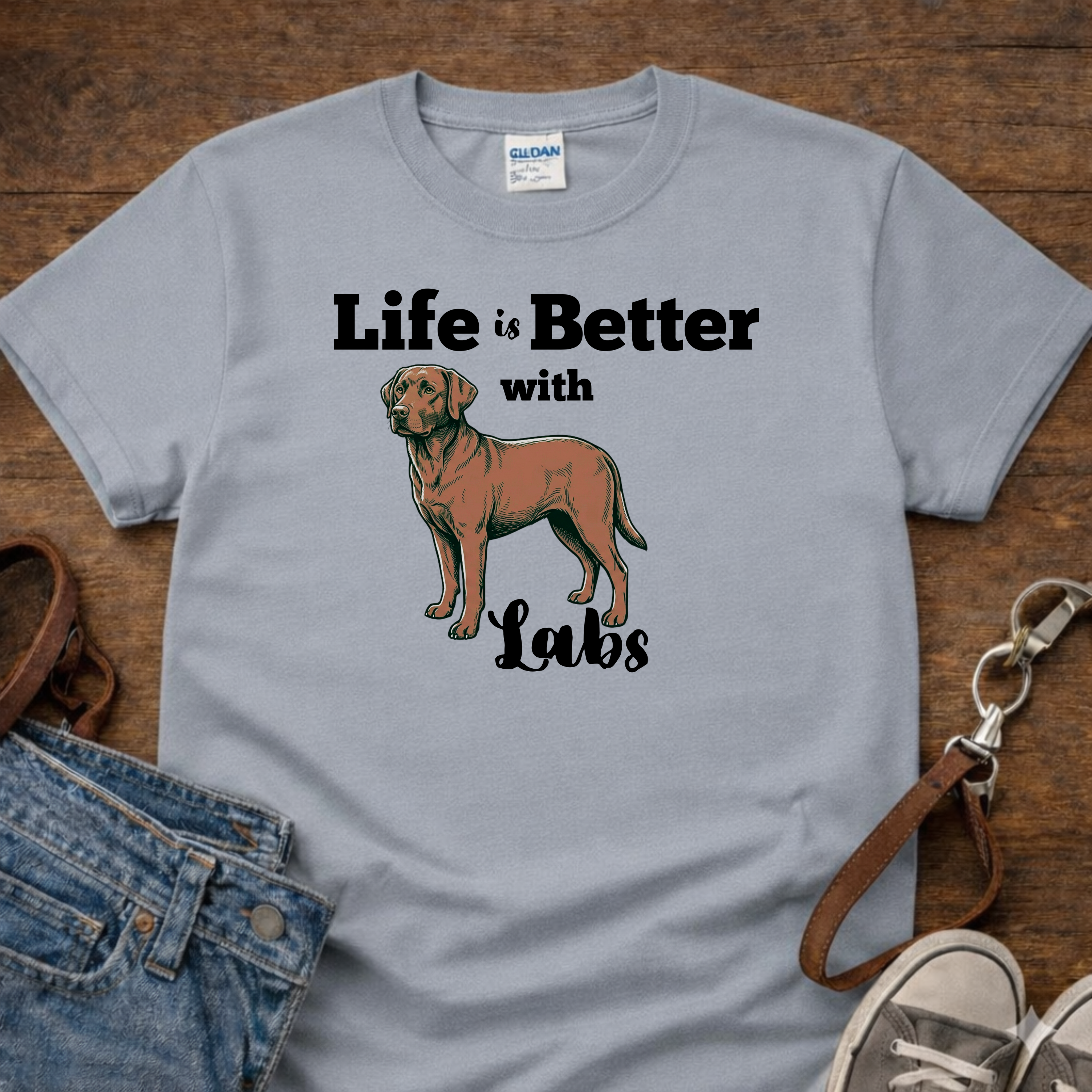 Life is Better with Labs T-Shirt