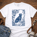 Vintage Woodcut Labrador T-Shirt