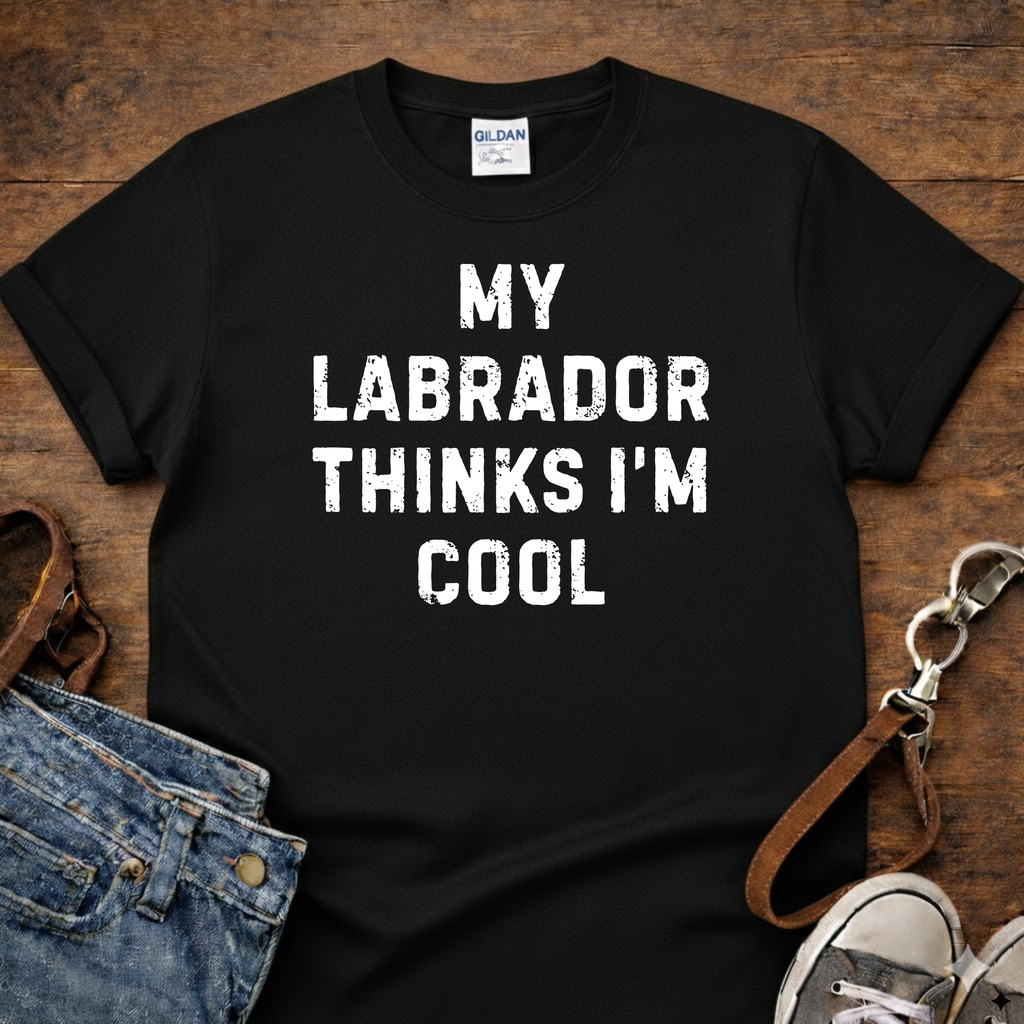 My Labrador Thinks I'm Cool T-Shirt
