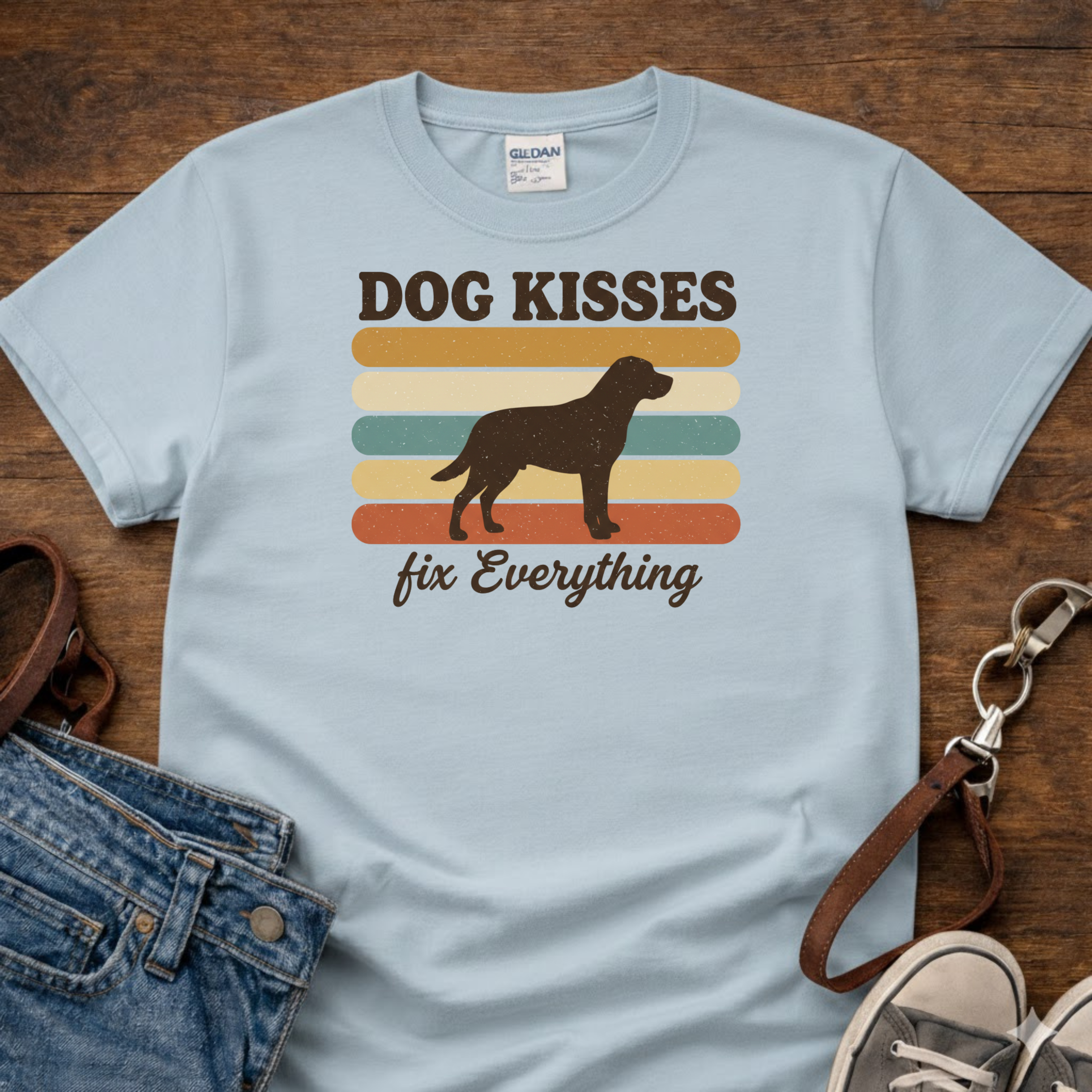 Dog Kisses Fix Everything T-Shirt
