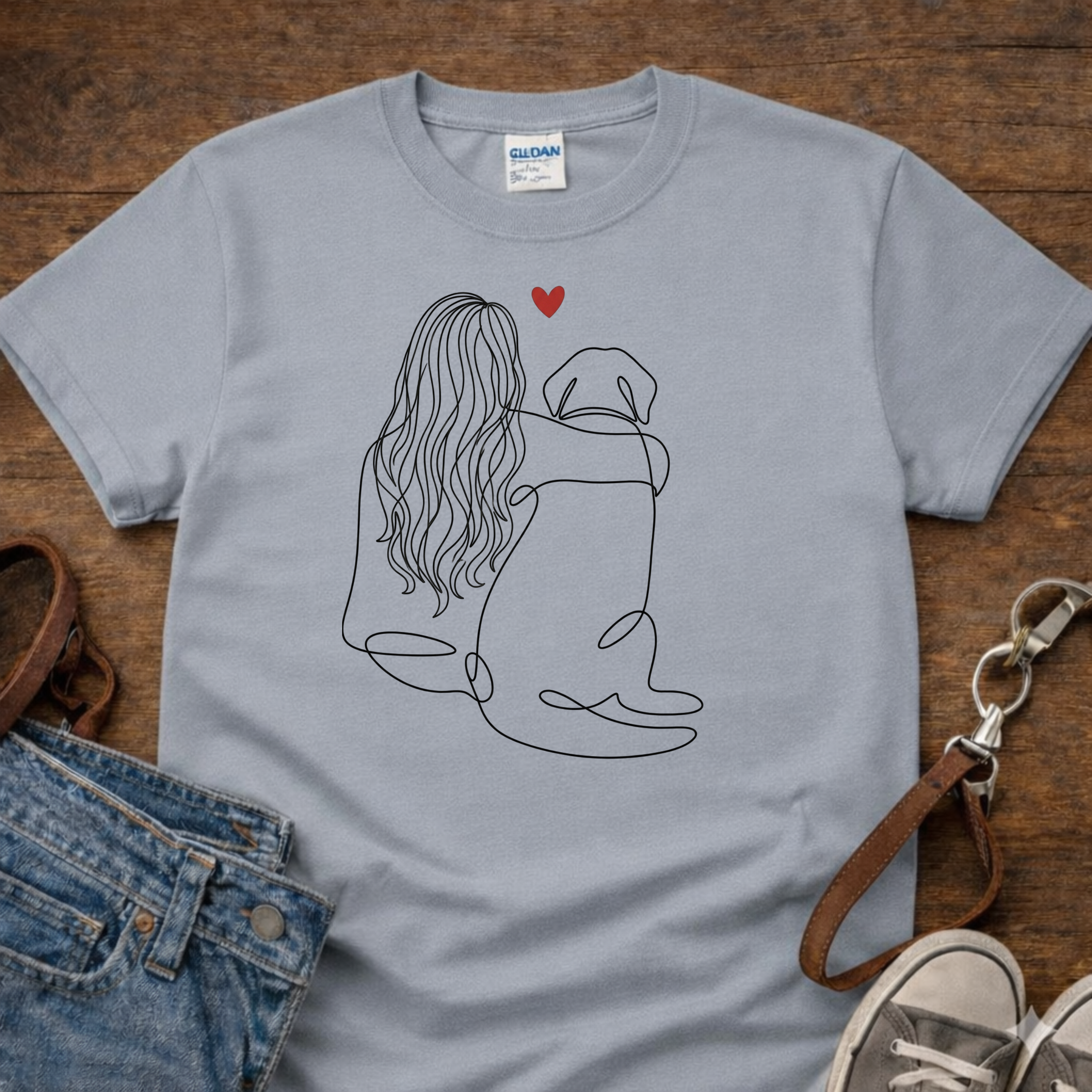 A Girl and Her Lab T-Shirt