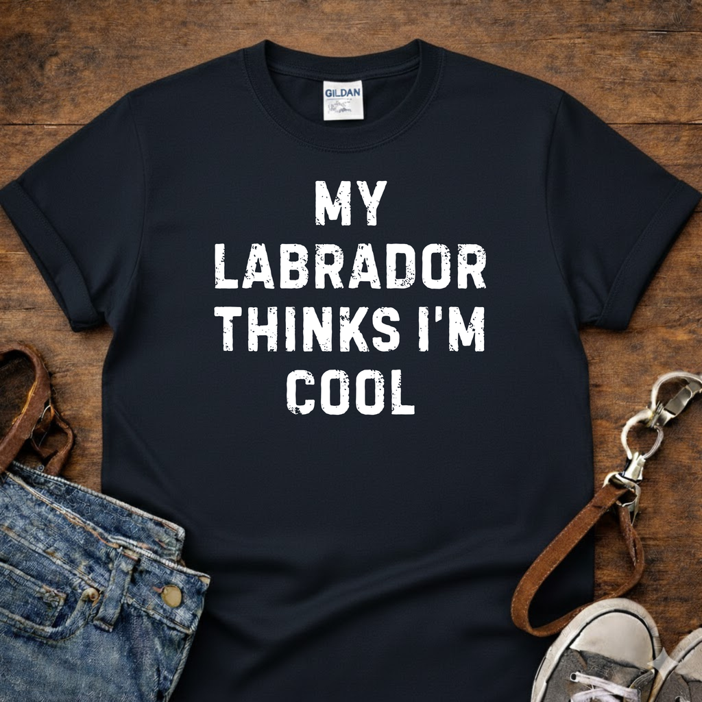 My Labrador Thinks I'm Cool T-Shirt