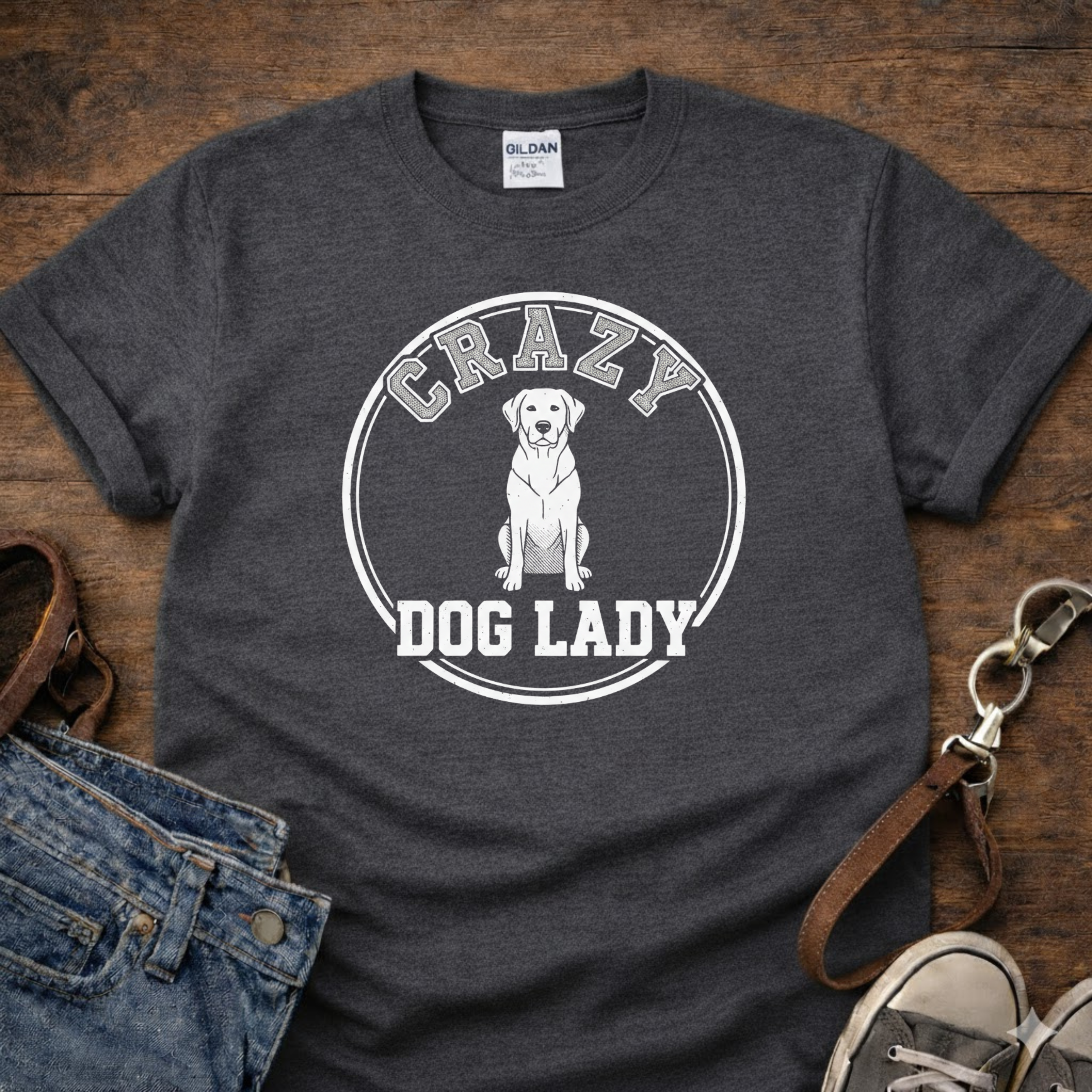 Crazy Dog Lady T-Shirt