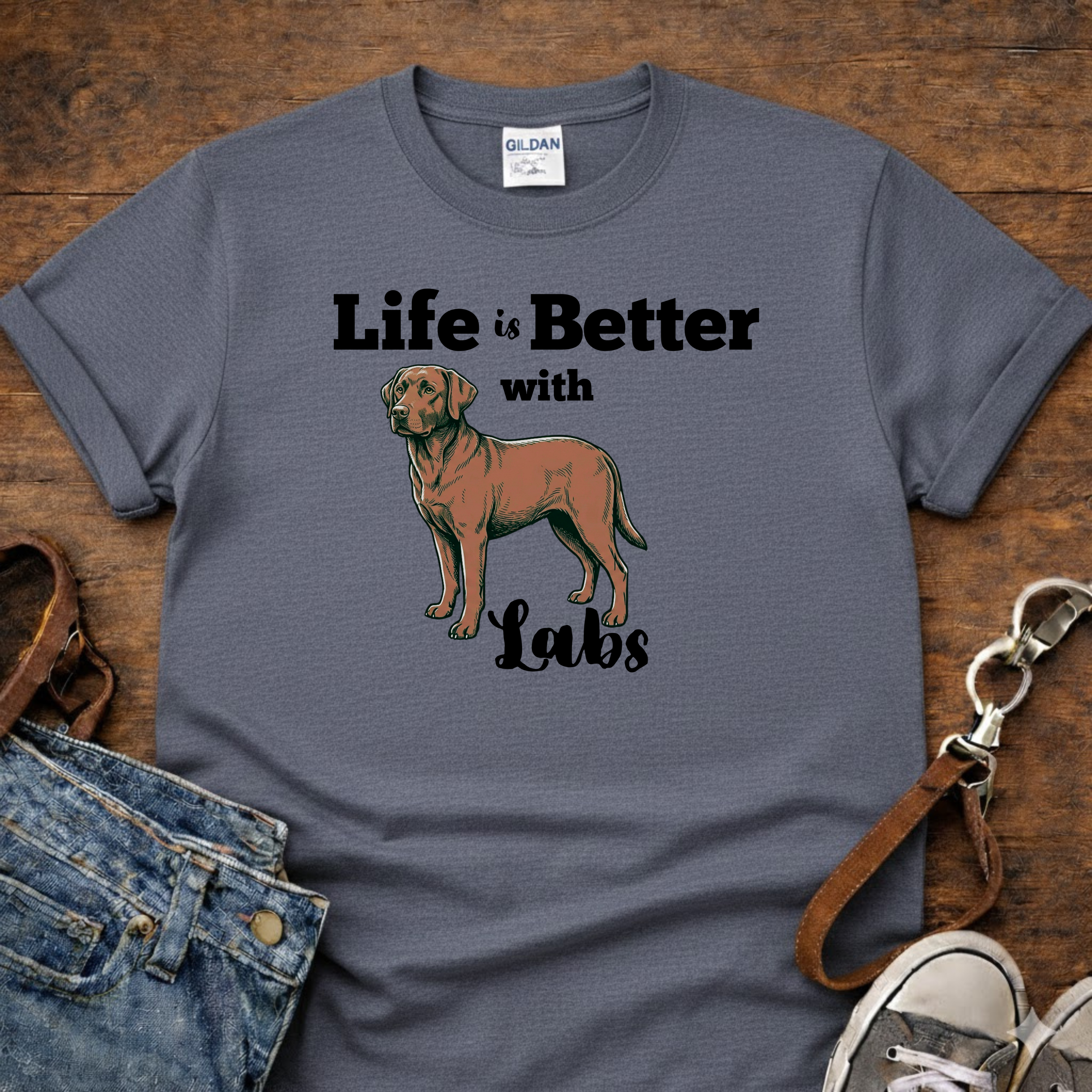 Life is Better with Labs T-Shirt