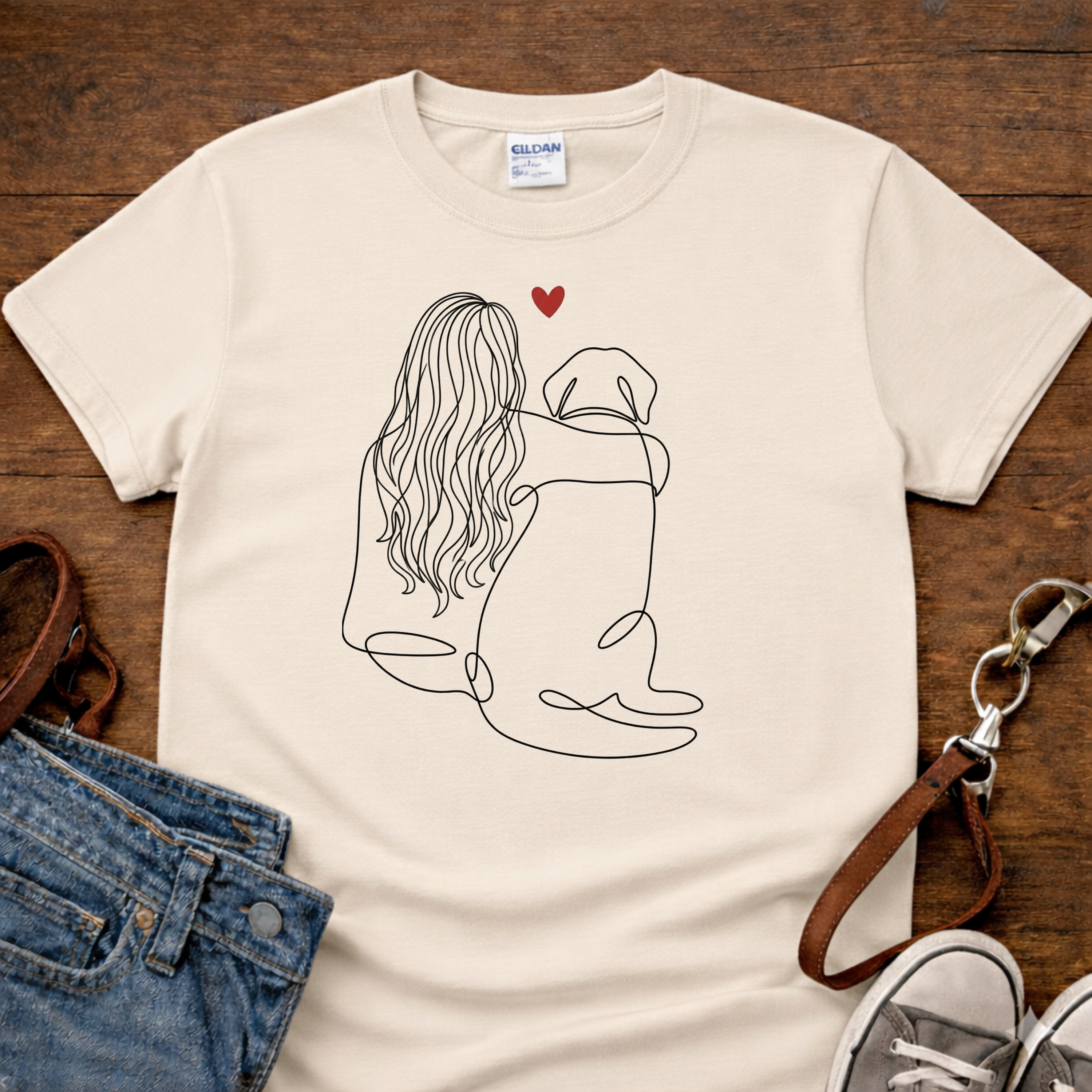 A Girl and Her Lab T-Shirt