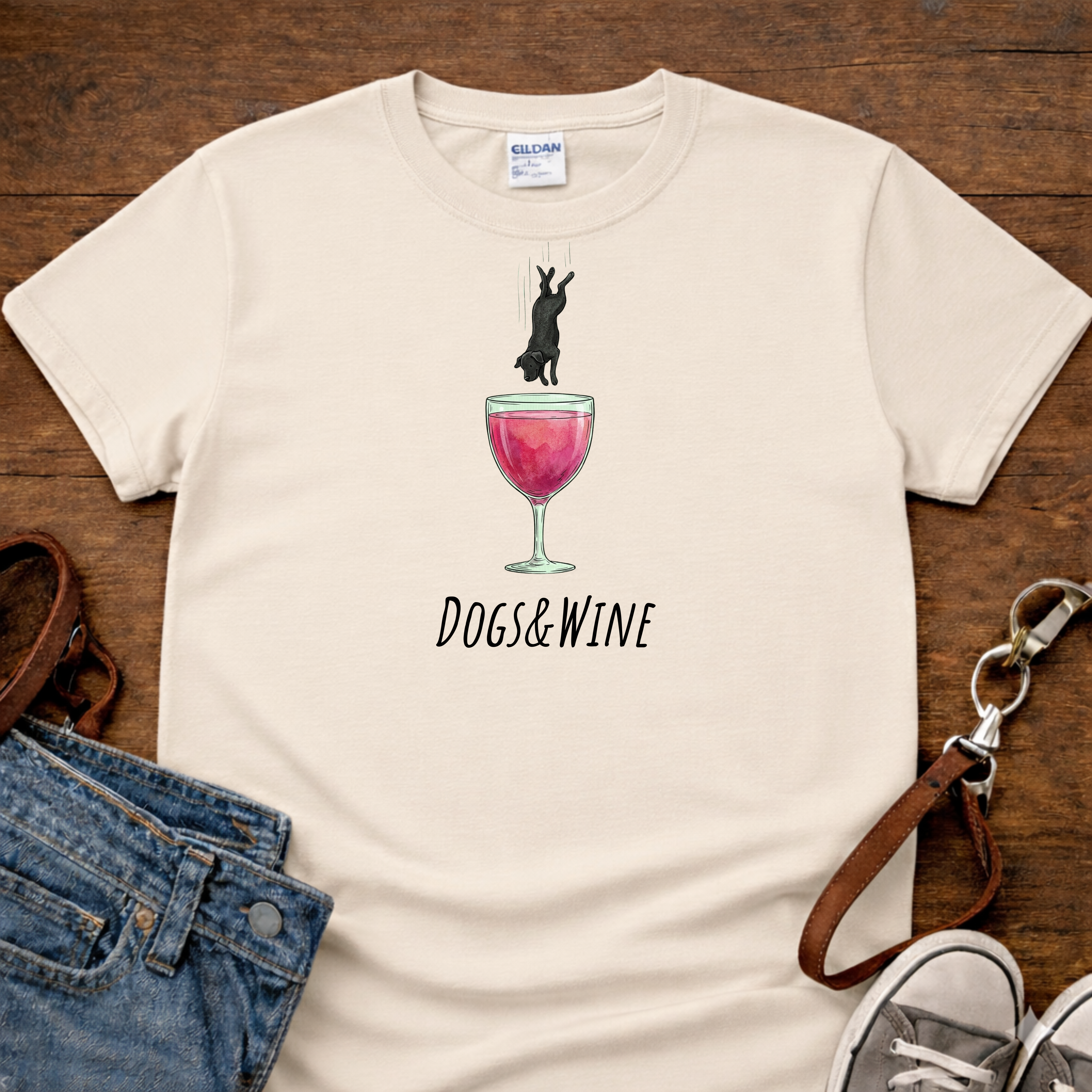 Dogs & Wine T-Shirt