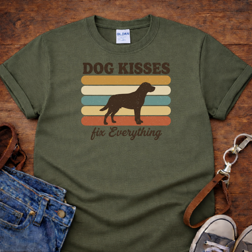 Dog Kisses Fix Everything T-Shirt