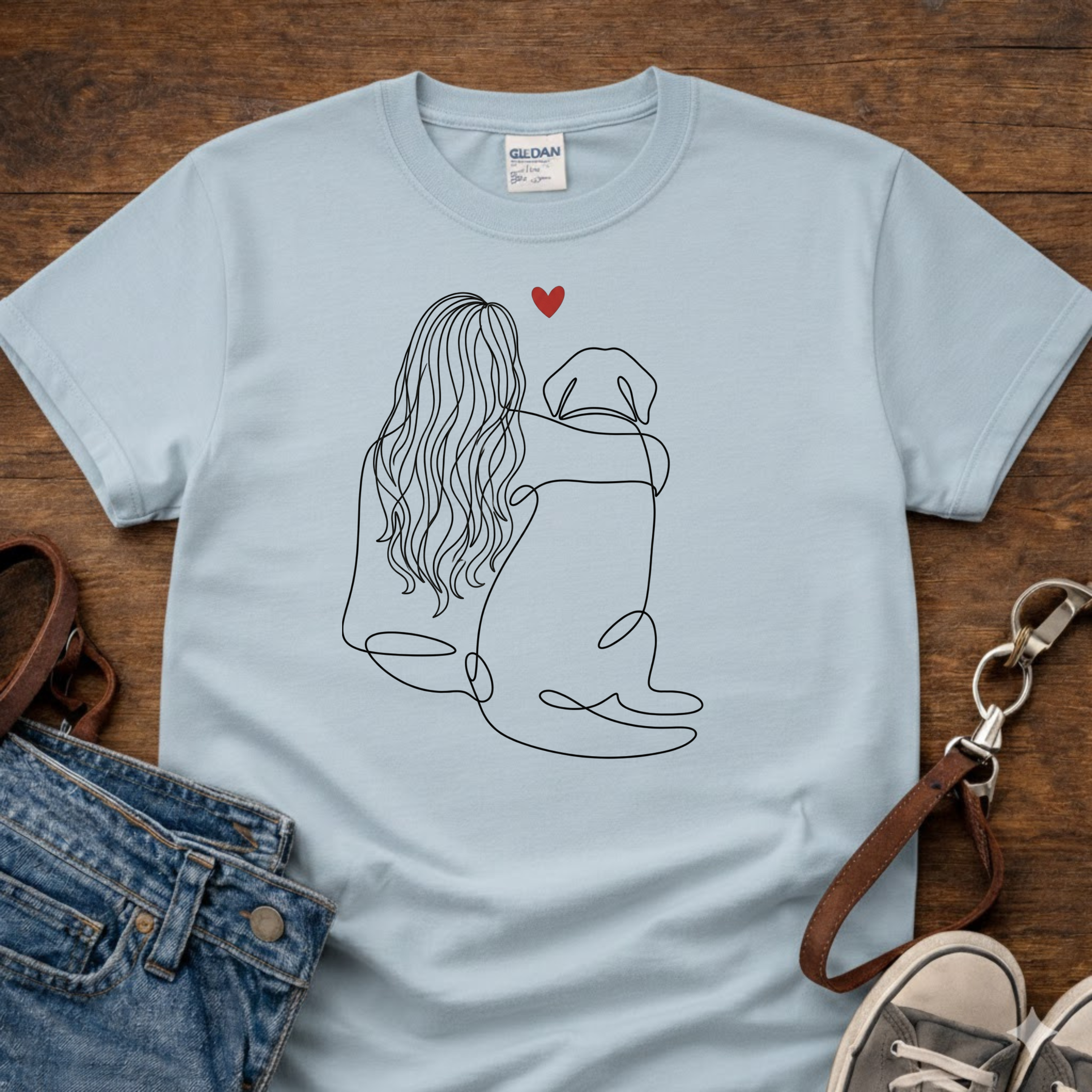 A Girl and Her Lab T-Shirt