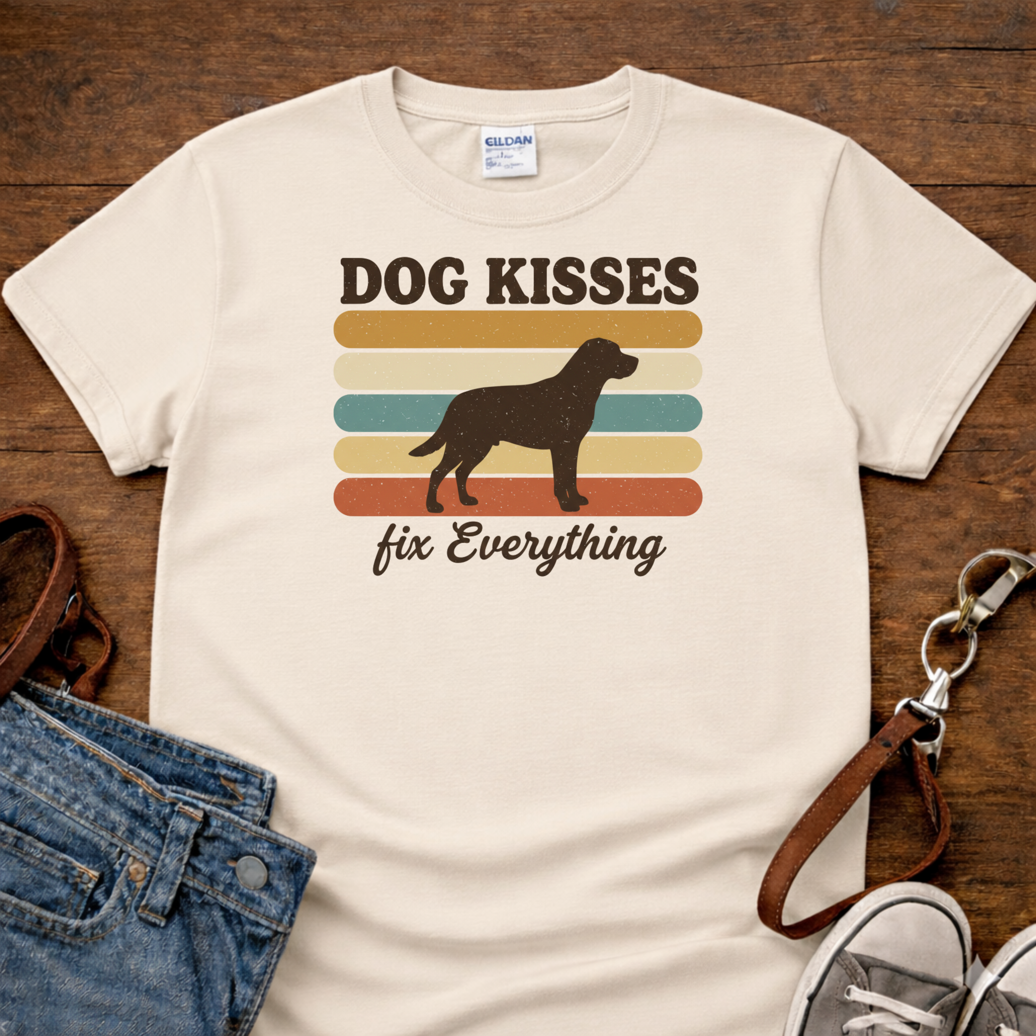 Dog Kisses Fix Everything T-Shirt