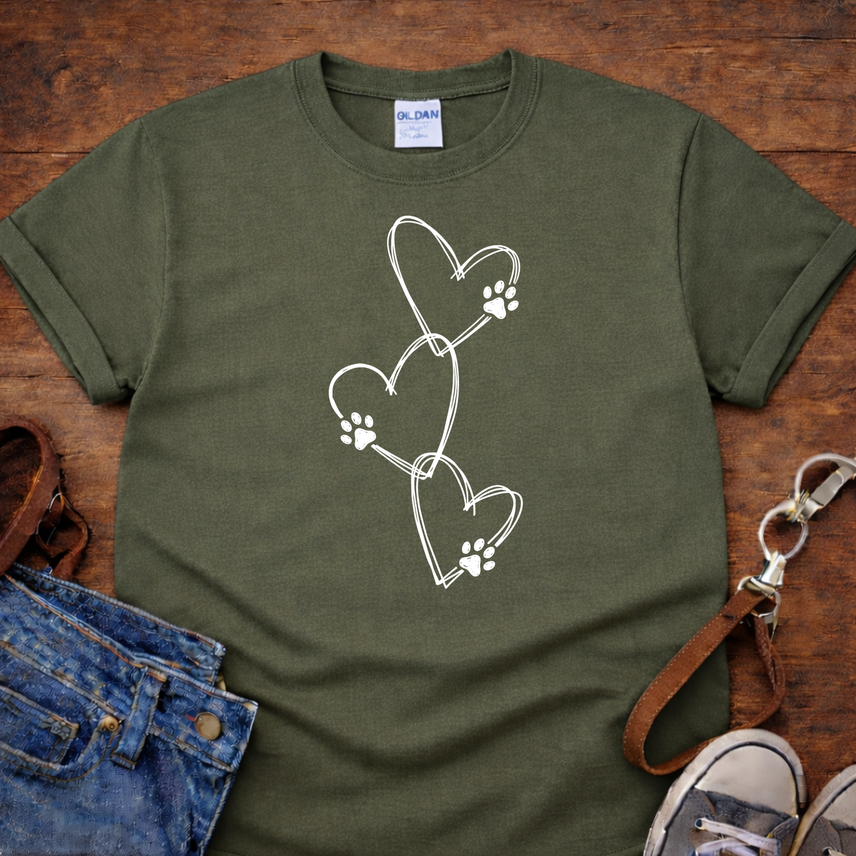 Three Hearts T-Shirt