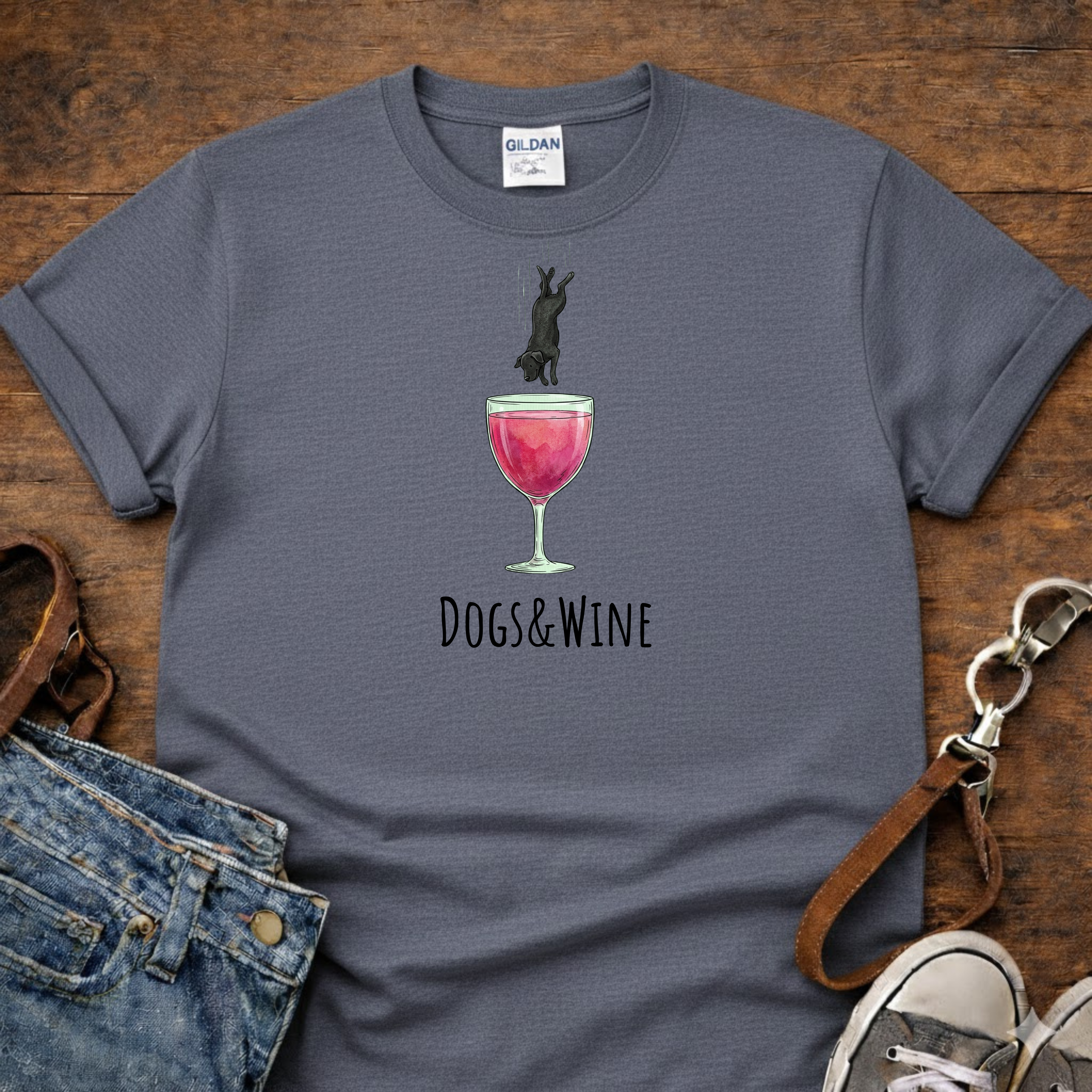 Dogs & Wine T-Shirt