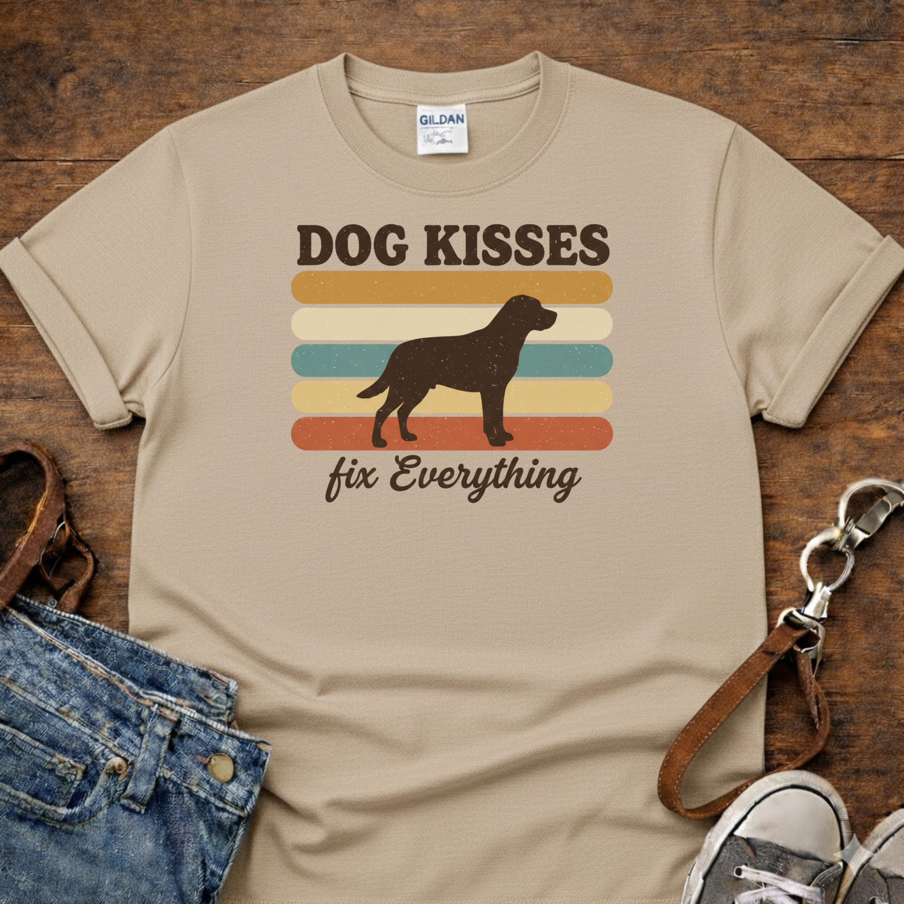 Dog Kisses Fix Everything T-Shirt