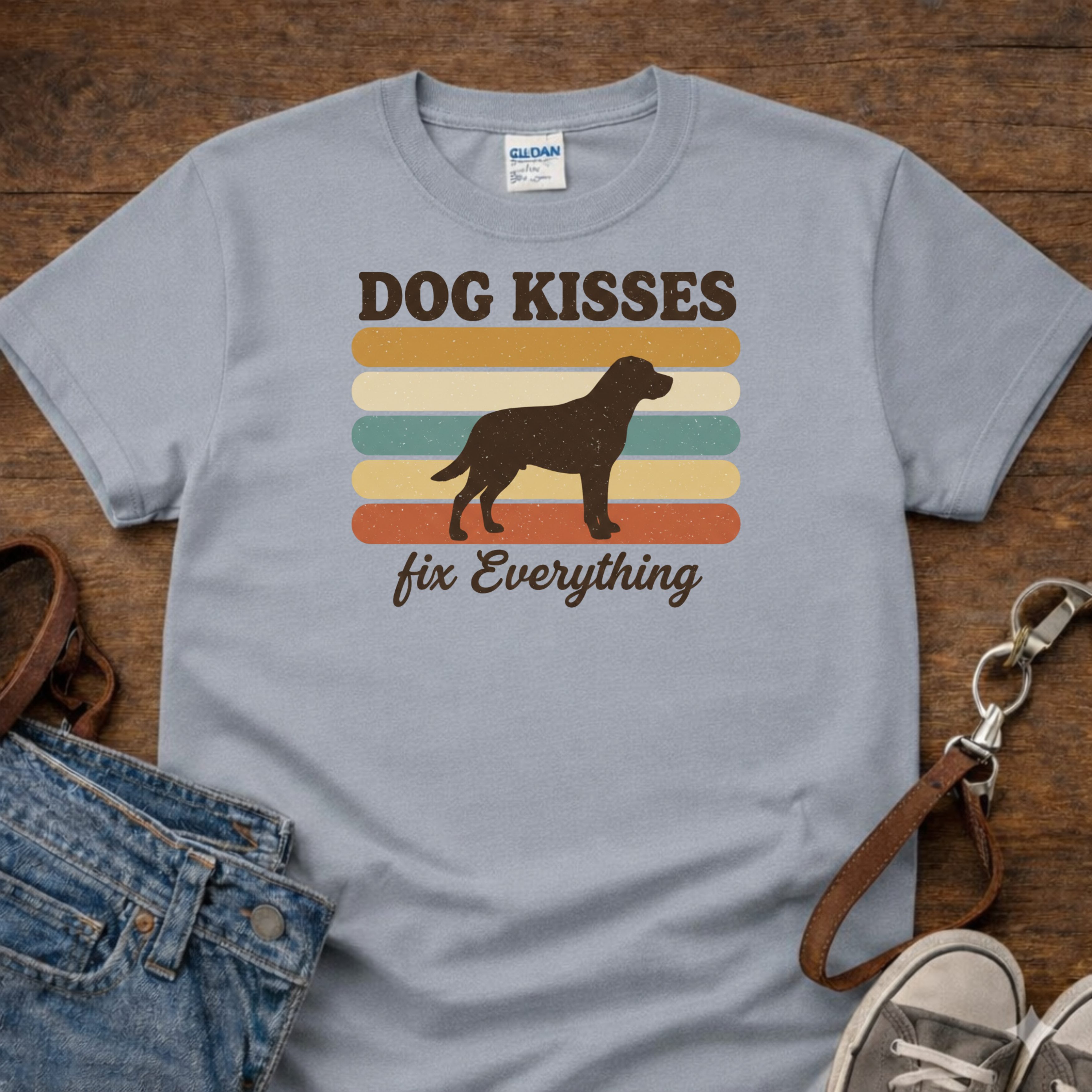 Dog Kisses Fix Everything T-Shirt