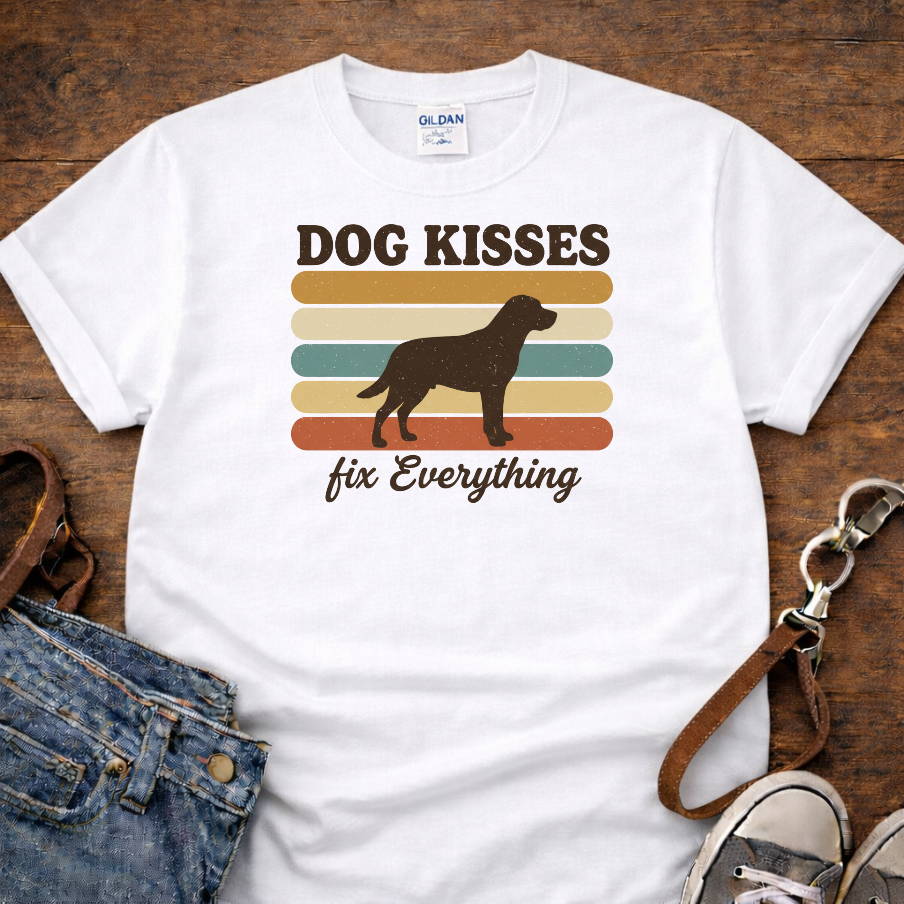 Dog Kisses Fix Everything T-Shirt