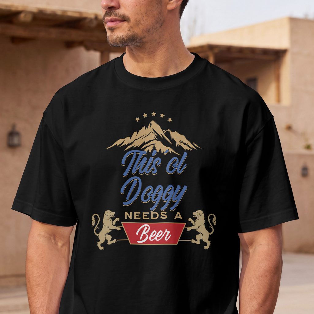 This Ol’ Doggy Needs a Beer Comfort Colors® T-Shirt