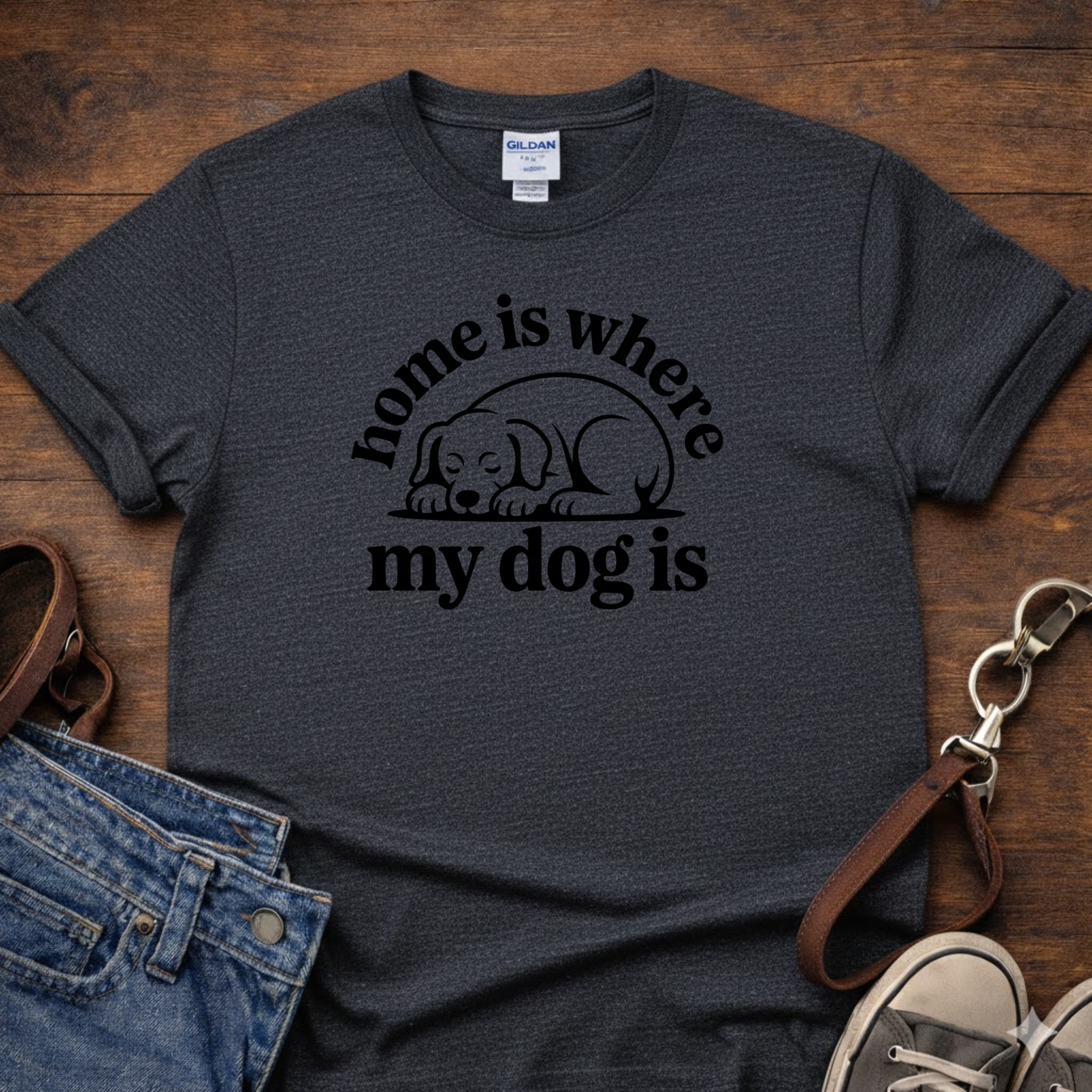 Home is where the Dog is T-Shirt