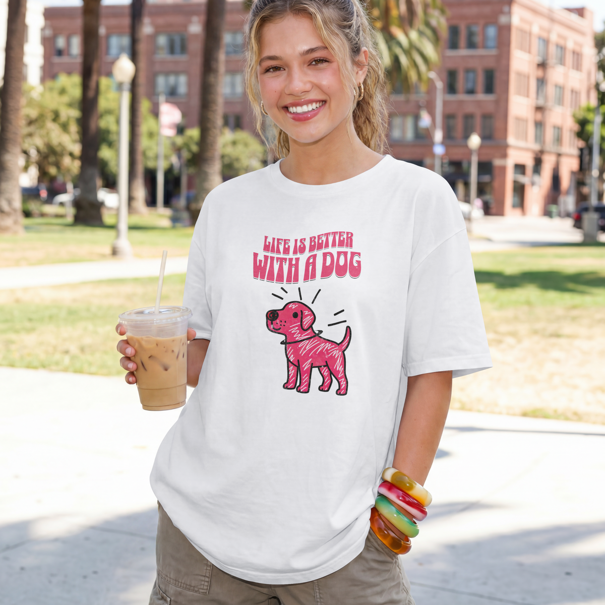 Life Is Better With a Dog Comfort Colors® T-Shirt
