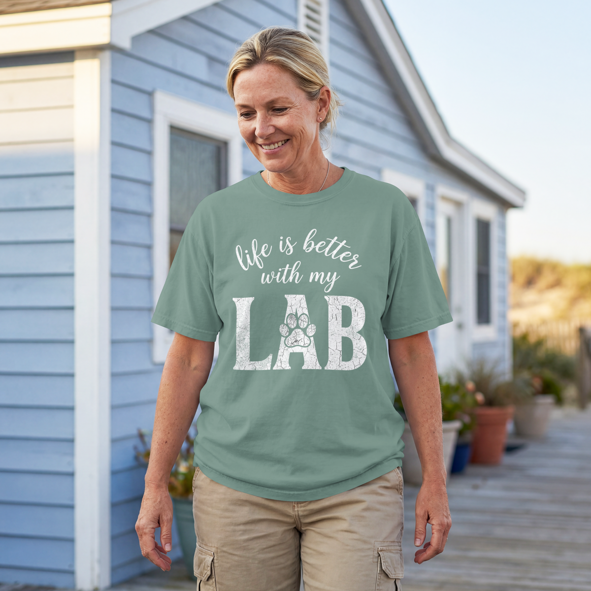 Life Is Better With My Lab Comfort Colors® T-Shirt
