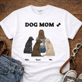 Dog Mom with Customizable Multiple Dogs T-Shirt