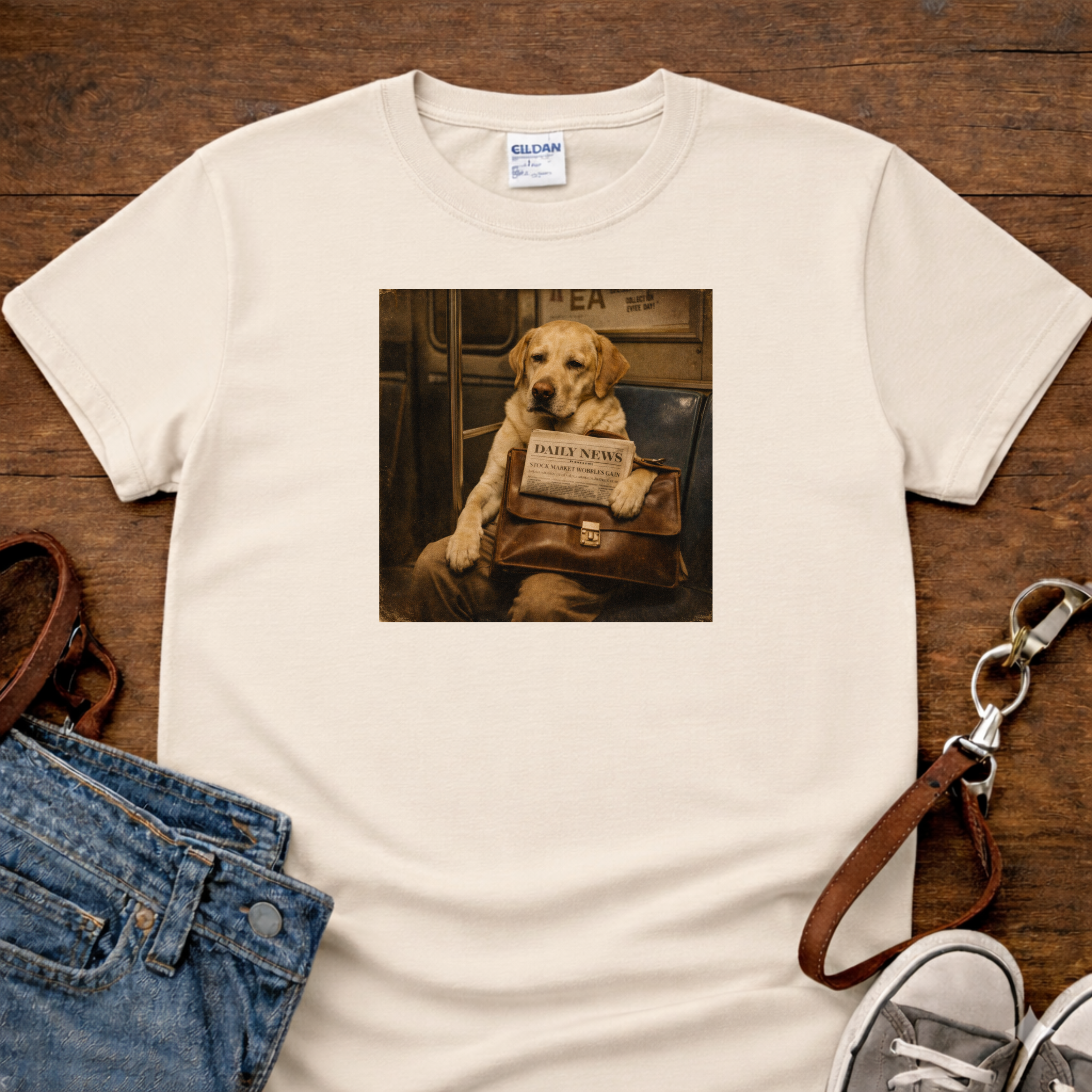 Lab on Train T-Shirt